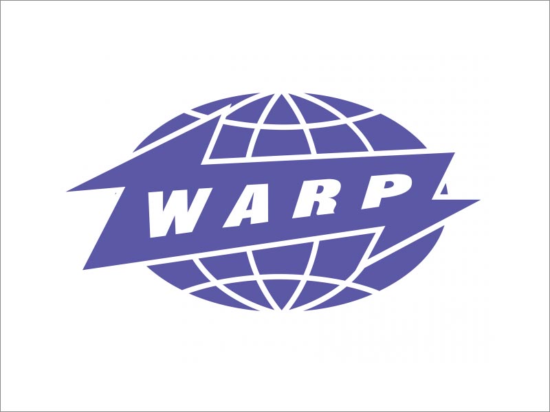 Warp Recordslogo設(shè)計(jì)，由The Designers Republic設(shè)計(jì)