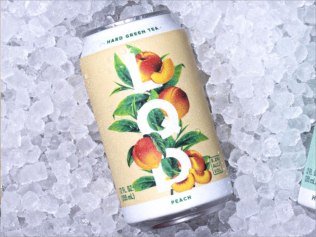 美國LQD黃桃飲料包裝設(shè)計